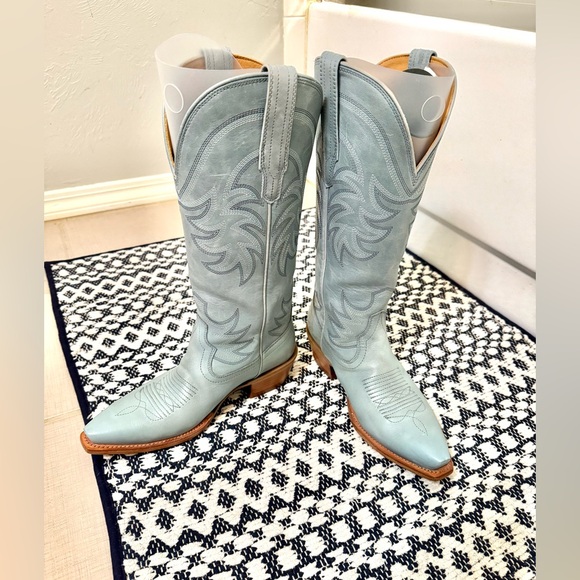 Tecovas Slate Blue Annie Boots - Picture 11 of 11